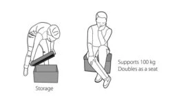 Sgabello Alto E Contenitore Di Stoccaggio Outwell Cornillon 37 Litri -Outwell Negozio 460643 3461392
