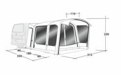 Tenda Da Sole Outwell Maryville 260SA Flex Bus + Set Di Elementi Luminosi ONS -Outwell Negozio 736958 4959161