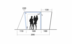 Tenda Da Sole Per Autobus Outwell Jonesville 290 SA Flex + Set Di Elementi Luminosi ONS -Outwell Negozio 748541 5008487