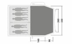 Outwell Tent Rug Flat Woven Carpet Nevada 5P -Outwell Negozio 802508 5238413